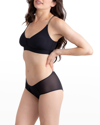 Uwila Warrior Happy Seams Mesh-inset Briefs In Smoke Grey