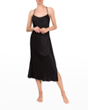 Everyday Ritual Sloan T-back Nightgown In Black