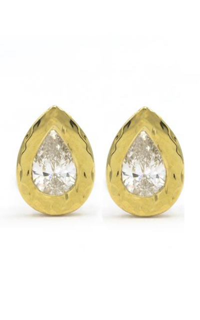 Octavia Elizabeth + Net Sustain Pear Nesting Gem 18-karat Recycled Gold Diamond Earrings