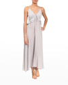 Everyday Ritual Sophia Empire-waist Nightgown In Mist Grey