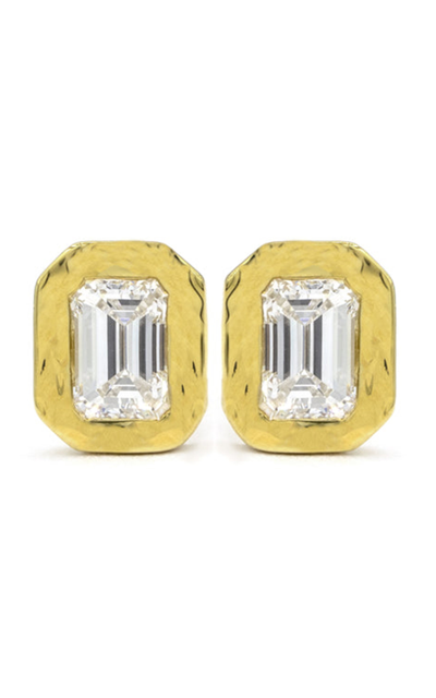 Octavia Elizabeth + Net Sustain Nesting Gem 18-karat Recycled Gold Diamond Earrings