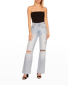 Susana Monaco Strapless Tube Top In Black