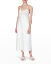 RYA COLLECTION ROSEY LACE-FRONT SHEER-RACERBACK NIGHTGOWN