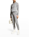 Canada Goose Muskoka Logo Cotton Jogging Bottoms In Stone Heather