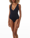 Melissa Odabash Pompeii Solid One-piece Swimsuit In Red