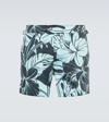 TOM FORD FLORAL SWIM TRUNKS