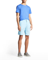 Massimo Alba Men's Baby Corduroy Shorts In Ice Blue