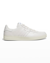 Tom Ford Men's Tonal Leather Low-top Sneakers In Marble