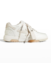 Off-white White Out Of Office Low-top Leather Sneakers In White /beige
