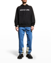 HELMUT LANG MEN'S CORE LOGO PULLOVER HOODIE