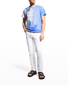 Isabel Marant Men's Enjoy What You Do Sunset T-shirt In Blue