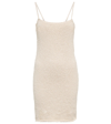 Jw Anderson Knitted Camisole Minidress In Natural
