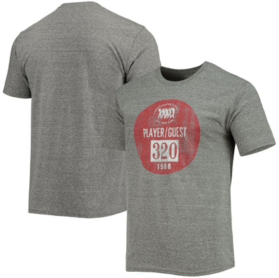 Blue 84 Heathered Gray The Northern Trust Westchester Classic Heritage Collection Tri-blend T-shirt In Heather Gray