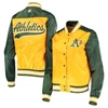 STARTER STARTER GOLD OAKLAND ATHLETICS THE LEGEND FULL-SNAP JACKET