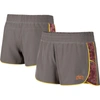 Colosseum Women's  Gray, Cardinal Usc Trojans Pamela Lined Shorts In Gray