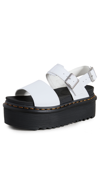 Dr. Martens' Dr. Martens Woman Sandals White Size 8.5 Soft Leather