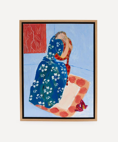 Naomi Munuo Take Your Shoes Off Baby Original Framed Artwork In Multicoloured