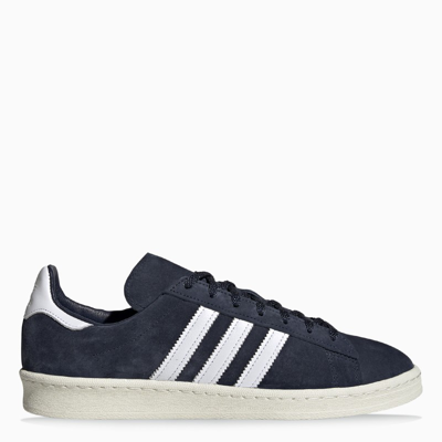 Adidas Originals Navy/white Campus 80s Low-top Trainers In Blue