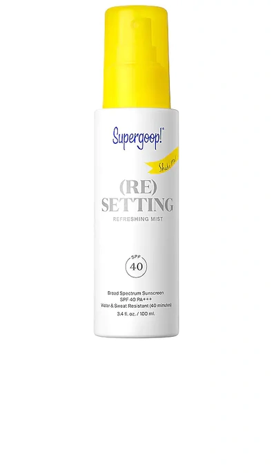 Supergoop (re)setting Refreshing Mist Spf 40 3.4 Fl. Oz. In N,a