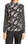 TED BAKER TIASEY PAISLEY BLOUSE