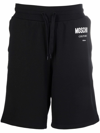 Moschino Drawstring Waist Couture Shorts In Nero
