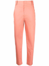 Isabel Marant Nestone Pants In Rose-pink Cotton In Arancione