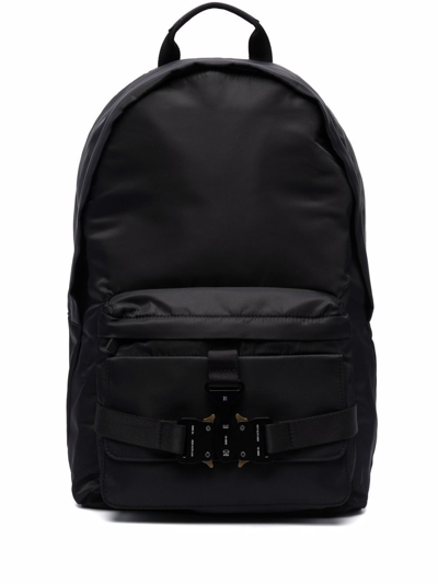 Alyx Logo Buckle Backpack In Nero