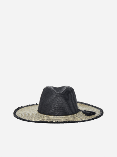 Twinset Two-tone Detail Fedora In Black