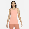 Nike Women's Dri-fit Adv Aura Slim-fit Tank Top In Orange