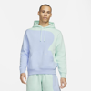 Nike Sportswear Color Clash Men's Pullover Hoodie In Light Marine,mint Foam