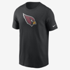 Nike Men's Logo Essential (nfl Arizona Cardinals) T-shirt In Charcoal