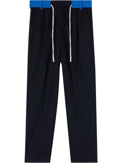 PALM ANGELS BELTED TRACK PANTS