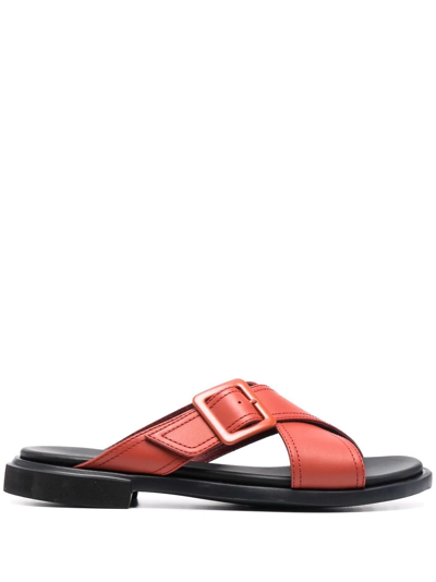 Camper Edy Strappy Sandals In Red