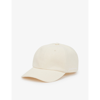 JACQUEMUS MENS WHITE ARANCIU SIX-PANEL COTTON-JACQUARD CAP