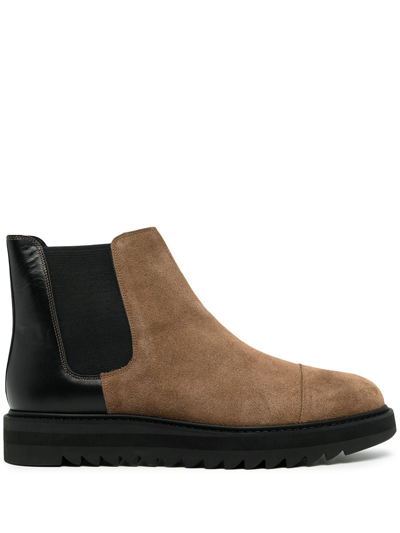 Onitsuka Tiger Panelled-design Chelsea Boots In Brown