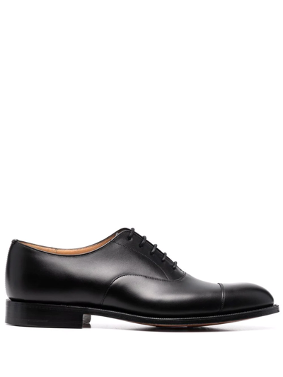 Church's Polished Binder Leather Consul 173 Oxford Shoes In Negro