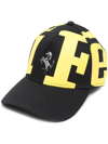 FERRARI LOGO-PRINT BASEBALL CAP