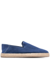 Tagliatore Slip-on Suede Espadrilles In Blue