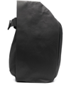 Côte And Ciel Zip-up Asymmetric Backpack In Schwarz