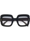 Isabel Marant Eyewear Tinted Square-frame Sunglasses In Black