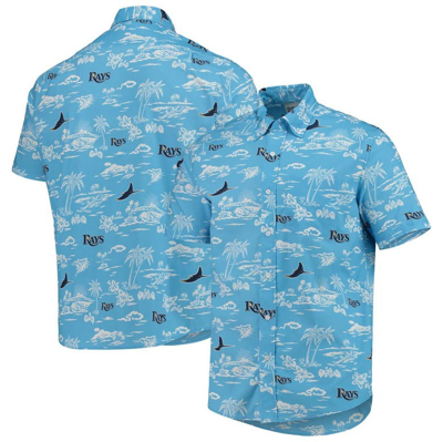 Reyn Spooner Light Blue Tampa Bay Rays Kekai Performance Button-up Shirt