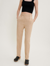 Maje Striped Trousers In Beige