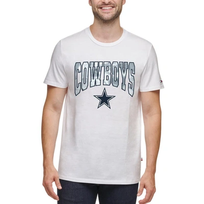 Tommy Hilfiger Men's  White Dallas Cowboys Embroidered Patch T-shirt