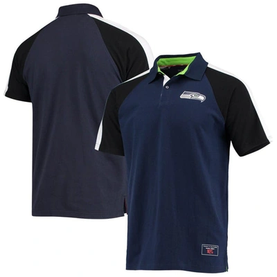 TOMMY HILFIGER TOMMY HILFIGER COLLEGE NAVY/WHITE SEATTLE SEAHAWKS HOLDEN RAGLAN POLO