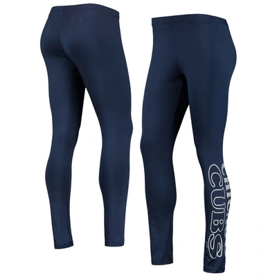 G-iii 4her By Carl Banks Navy Chicago Cubs Stadium Leggings