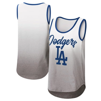 G-iii 4her By Carl Banks Women's  White Los Angeles Dodgers Logo Opening Day Tank Top