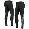 G-iii Sports By Carl Banks Black Pittsburgh Penguins Stadium Leggings In Black