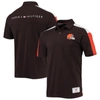 TOMMY HILFIGER TOMMY HILFIGER BROWN/ORANGE CLEVELAND BROWNS LOGAN POLO