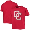Soft As A Grape Youth  Red Washington Nationals Distressed Logo T-shirt In Red