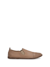 Marsèll Strasacco Slippers In Dry Milled Leather In Marrone